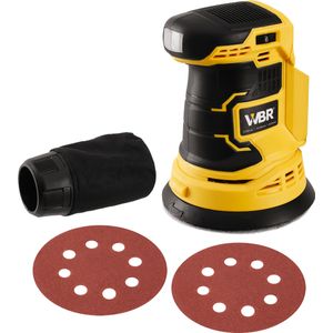 Lixadeira Roto Orbital a Bateria WBR 203237 com Indicador de Luz LED 125mm 20V