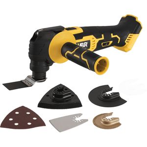 Lixadeira Multifunção a Bateria WBR 203180 com Indicador de Luz LED 20V Kit com Diferentes Lixas