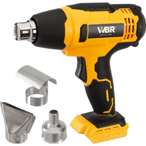 Soprador Térmico a Bateria WBR 203296 20V com Luz LED Kit com Diferentes Ponteiras