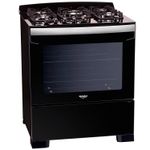 FOGAO-A-GAS-DE-PISO-5-BOCAS-DAKO-DIPLOMATA-COM-ACENDIMENTO-AUTOMATICO-PRETO-BIVOLT