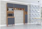 COZINHA-3-PECAS-6-PORTAS-MADRI-ATUALLE-RUSTICO-E-GRAFITE-FOSCO-2165CM