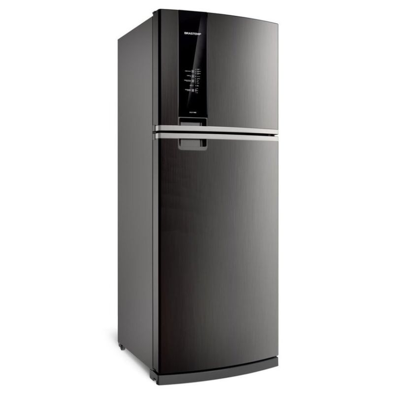 GELADEIRA---REFRIGERADOR-BRASTEMP-BRM56BKANA-FROST-FREE-462-LITROS-INOX-110V