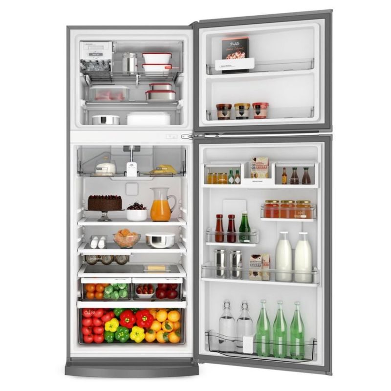 GELADEIRA---REFRIGERADOR-BRASTEMP-BRM56BKANA-FROST-FREE-462-LITROS-INOX-110V