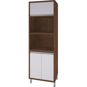 Torre Quente 2 Fornos 3 Portas Star Indekes Noce e Off 70cm