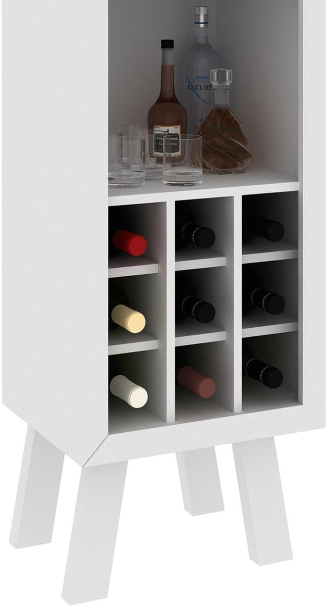 Armario-Adega-Bar-9-Porta-Garrafas-2-Prateleiras-Tecno-Mobili-Branco