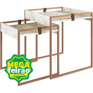 Conjunto 2 Mesas Lateral Columbia Metta Volakas