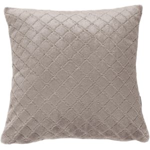 Almofada Plush Matelassada Hedrons Cevada 43x43cm