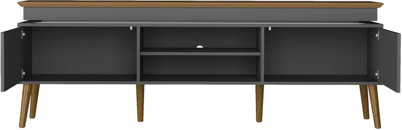 Rack-Para-TV-ate-75-Polegadas-2-Portas-Artely-Lumina-Carvalho-e-Grafite-180cm
