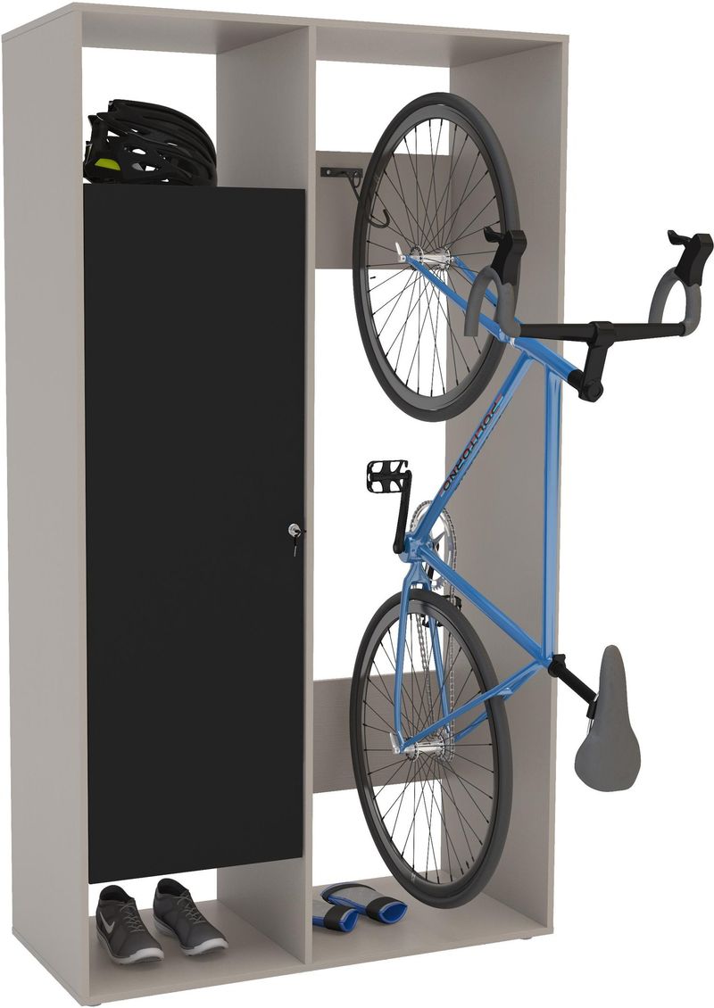 ARMARIO-MULTIUSO-1-PORTA-ESPACO-PARA-PENDURAR-BICICLETA-EM-MDP-NEPAL-POLITORNO-DUPLO