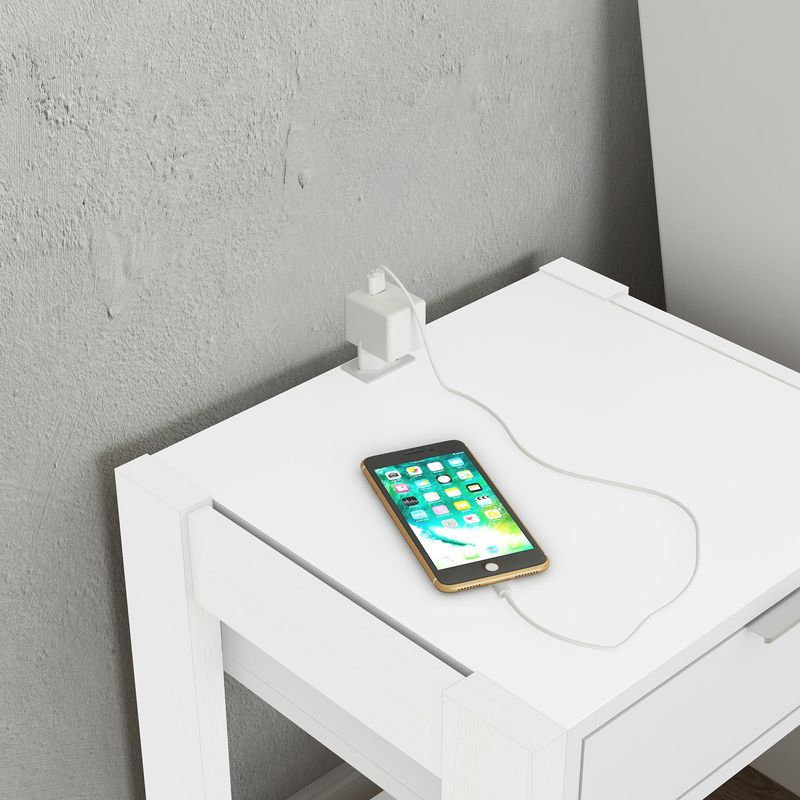 Mesa-de-Cabeceira-1-Gaveta-Tecno-Mobili-Branco
