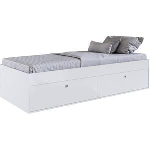 Cama Solteiro Tókio 2 Portas Branco Art In Móveis Branco 82,2x42,4x192cm