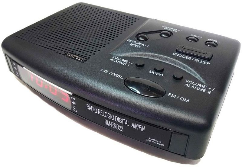 RADIO-RELOGIO-BIVOLT-MOTOBRAS-RM-RRD-22