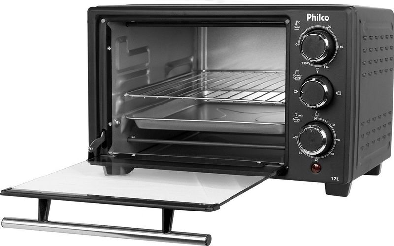 FORNO-ELETRICO-PHILCO-PFE17P-17-LITROS-PRETO-110V