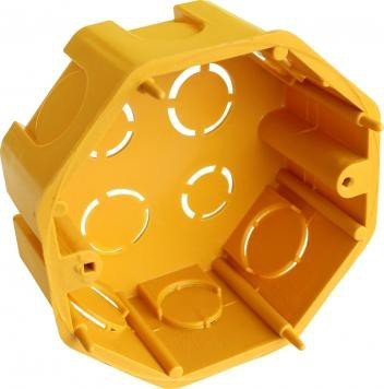 CAIXA-DE-LUZ-PLASTILIT-OCTOGONAL-AMARELA