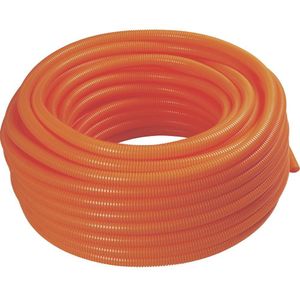 Eletroduto Corrugado Reforçado Plastilit Laranja 1/2" 50m
