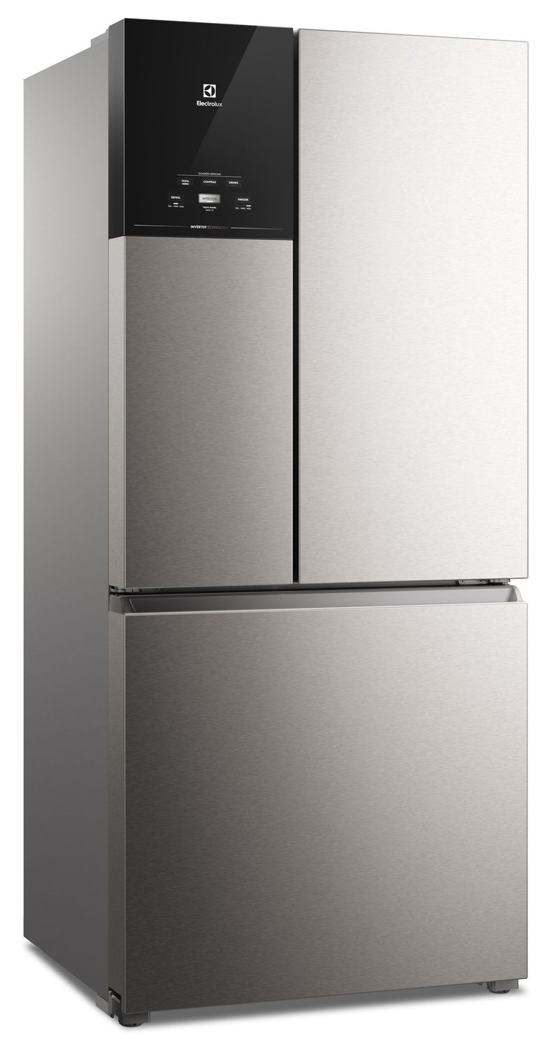 GELADEIRA---REFRIGERADOR-ELECTROLUX-IM8S-FROST-FREE-590-LITROS-INOX-110V