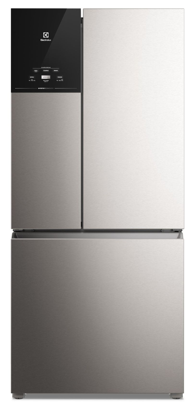 GELADEIRA---REFRIGERADOR-ELECTROLUX-IM8S-FROST-FREE-590-LITROS-INOX-110V