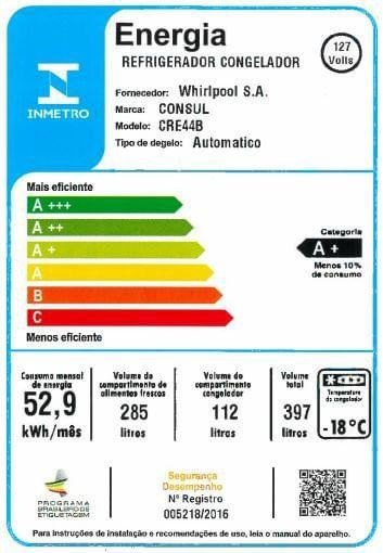 GELADEIRA---REFRIGERADOR-CONSUL-CRE44BKANA-FROST-FREE-397-LITROS-INOX-110V