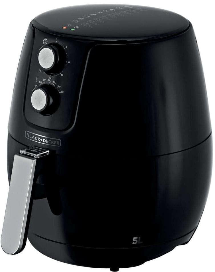 FRITADEIRA-ELETRICA---AIR-FRYER-BLACK-DECKER-AFM5-BR-5-LITROS-1400W-PRETO-110V