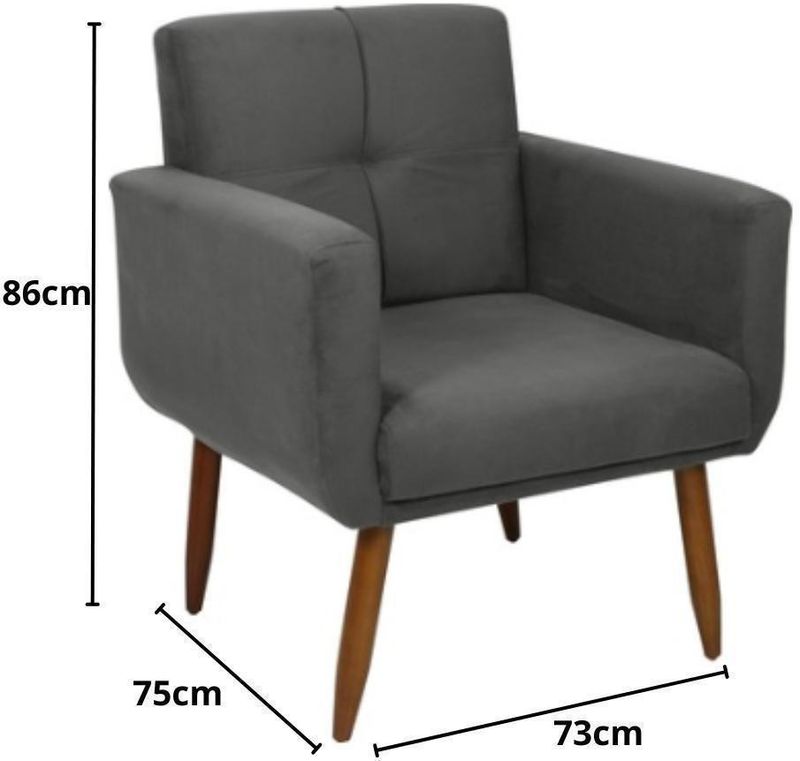 Poltrona-Decorativa-Havana-Matrix-Veludo-Cinza