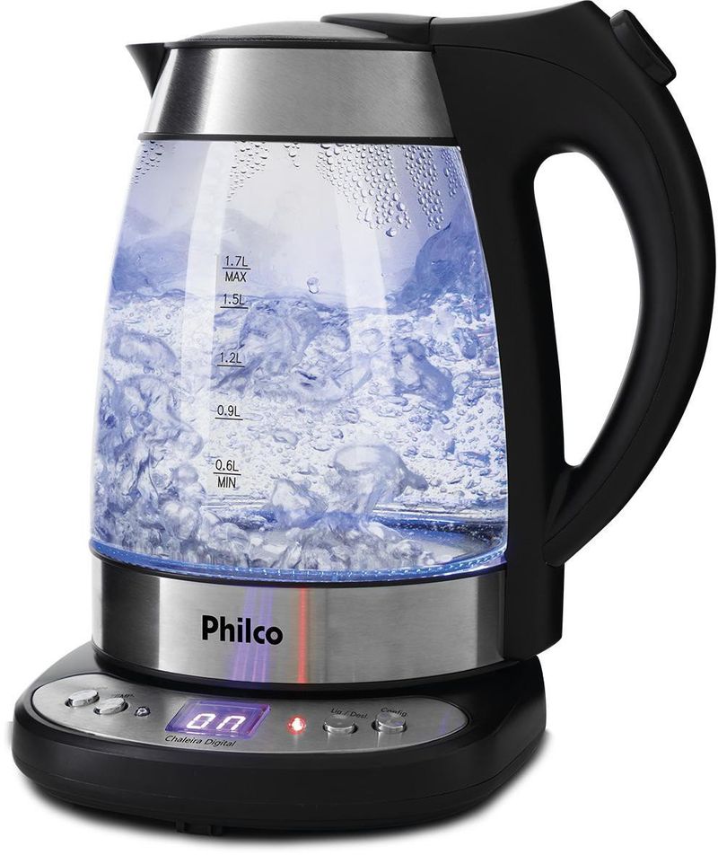 CHALEIRA-ELETRICA-PHILCO-DIG-GLASS-PCHD-17-LITROS-INOX-E-VIDRO-220V