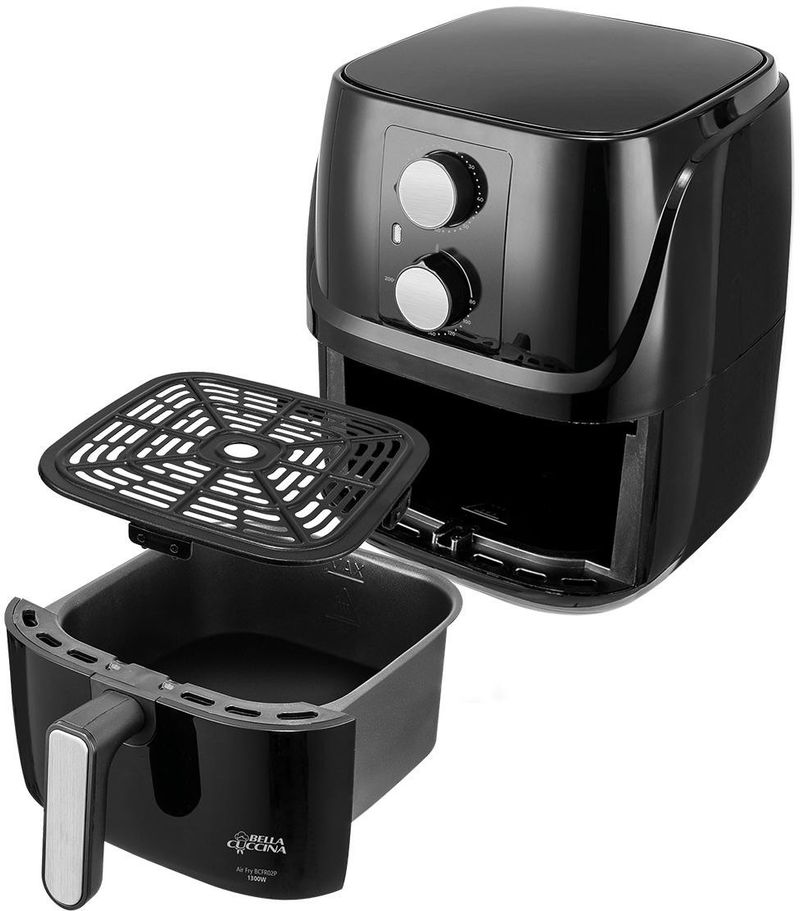 Fritadeira-Eletrica---Air-Fryer-Britania-Bella-Cuccina-BCFR02P-Preta110V