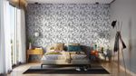 Papel-de-Parede-Bobinex-PP192-Toile-de-Jouy-Selva-52x950-Branco-e-Preto