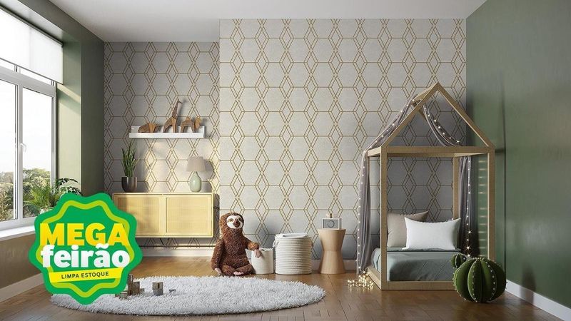 Papel-de-Parede-Bobinex-PP229-Geometrico-Linhas-e-Losangos-52x950-Bege