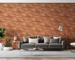Papel-de-Parede-Bobinex-PP230-Murado-Tijolo-52x950-Marrom-e-Vermelho