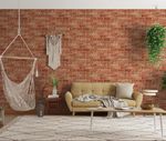 Papel-de-Parede-Bobinex-PP230-Murado-Tijolo-52x950-Marrom-e-Vermelho