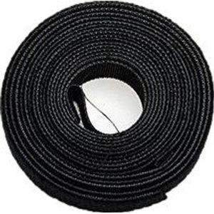 Abraçadeira Velcro Dual Comp Dupla Face 2,5M Preto