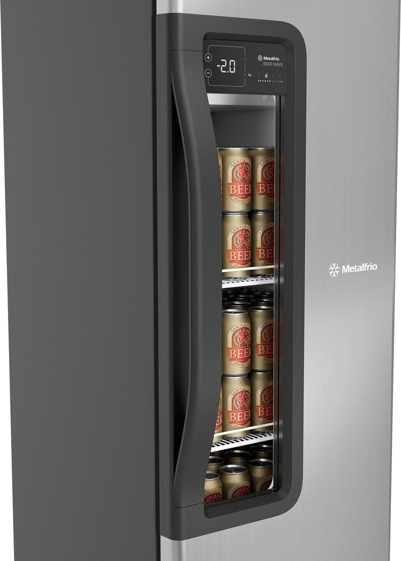 CERVEJEIRA-METALFRIO-VN28TP-BEER-MAXX-336-LITROS-INOX-220V