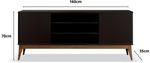Rack-Para-TV-ate-65-Polegadas-2-Portas-3-Prateleiras-EDN-Titan-Preto-160cm