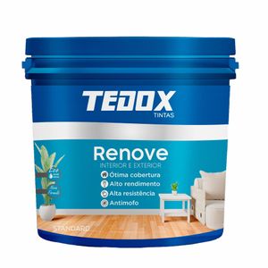 Tinta Acrílica Tedox Standard Semi Brilho Palha 18L