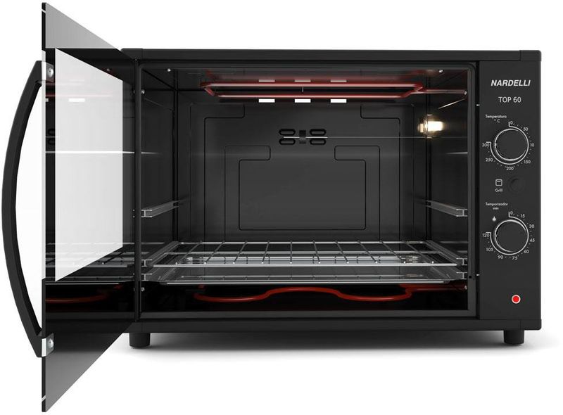 FORNO-ELETRICO-NARDELLI-TOP60-60-LITROS-PRETO-110V