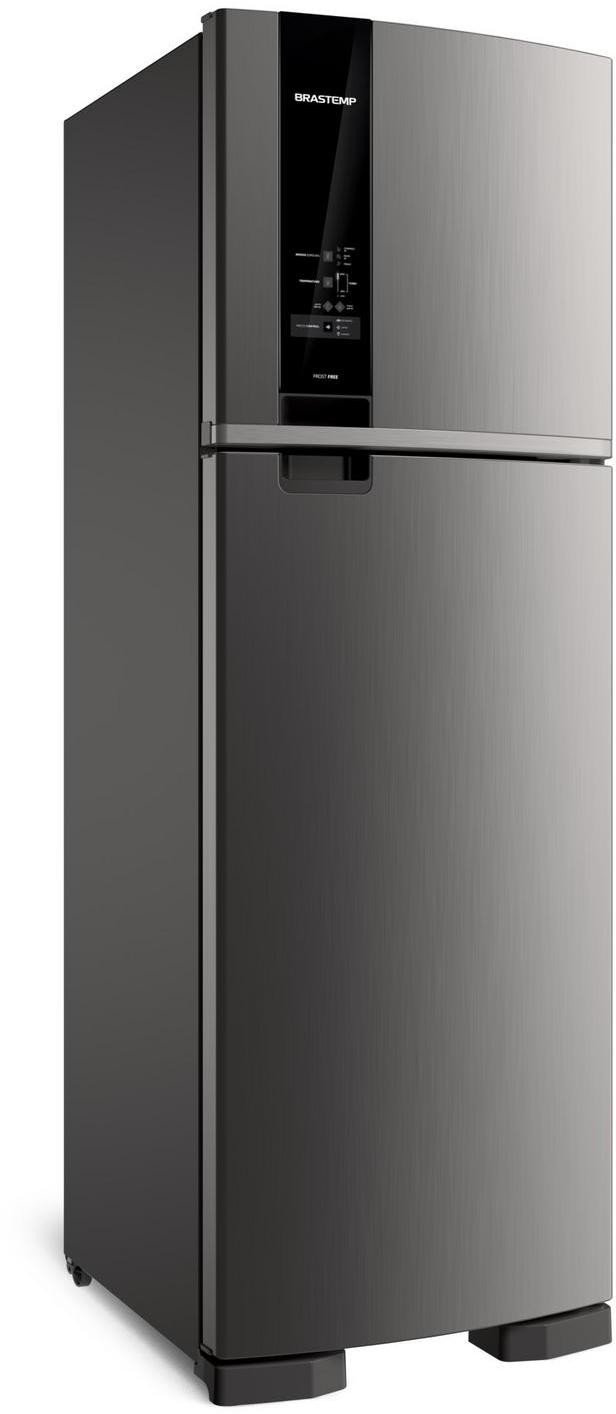 GELADEIRA---REFRIGERADOR-BRASTEMP-BRM54JKANA-FROST-FREE-400-LITROS-INOX-110V