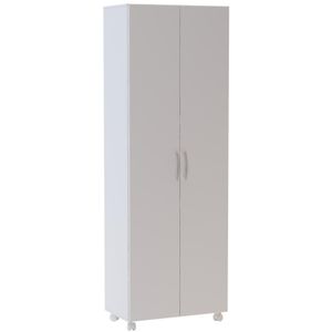 Armário Multiuso 2 Portas 3 Prateleiras BRV Móveis BS01 MDP Branco