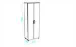 ARMARIO-MULTIUSO-2-PORTAS-3-PRATELEIRAS-BRV-MOVEIS-BS01-MDP-BRANCO