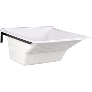 Tanque de Lavar Roupa Fibra de Vidro Marmorite Fiberblu Branco 40 Litros