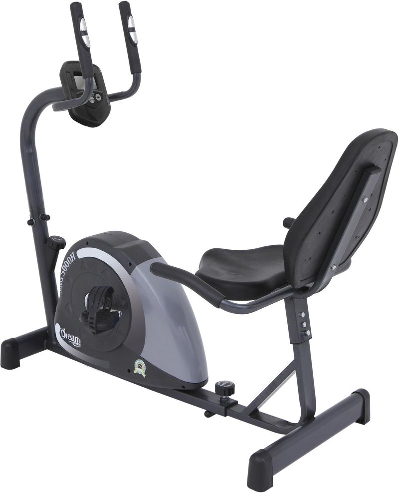 BICICLETA-ERGOMETRICA-HORIZONTAL-DREAM-FITNESS-MAG-5000-H-EM-ACO-CARBONO-CINZA-E-PRETO