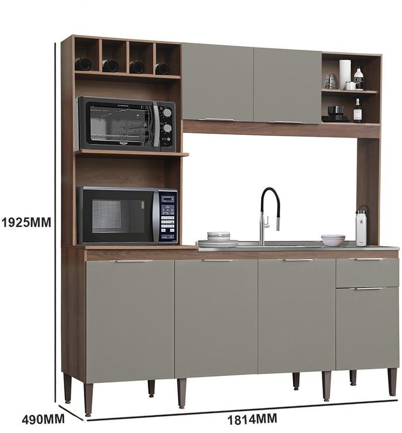 COZINHA-COMPACTA-6-PORTAS-1-GAVETA-MALTA-RUD-RACK-MEL-E-TITANIO-182CM