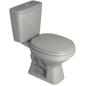 Vaso Sanitário com Caixa Acoplada Deca Aspen Acionamento Duplo Cinza 3/6 Litros
