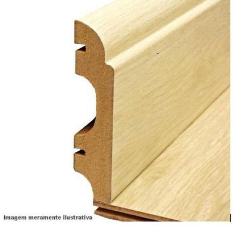 Rodapé Para Piso Laminado Durafloor Clean Carvalho Gante 210x8x1,8cm