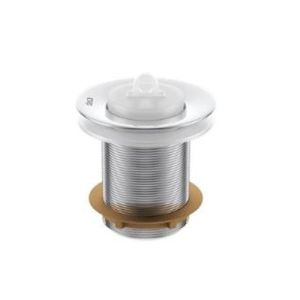 Válvula Para Tanque Deca Sem Ladrão Duo Cromado 1.1/4" e 1.1/2"