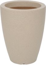 Vaso-de-Jardim-Vasart-Malta-Cone-Granito-Areia-25x32cm