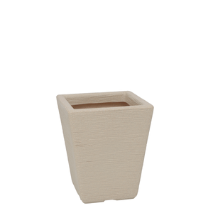 Vaso de Jardim Vasart Terra Trapezio Granito Areia 30x35cm