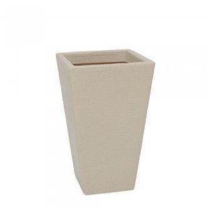 Vaso de Jardim Vasart Terra Trapezio Granito Areia 34x55cm