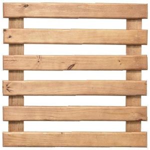 Treliça de Madeira Tratada Rústica Para Jardim Vertical Raiz 60x60cm