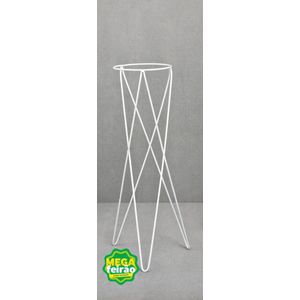 Tripé Para Vaso Autoirrigável Raiz Número 4 Branco 60cm