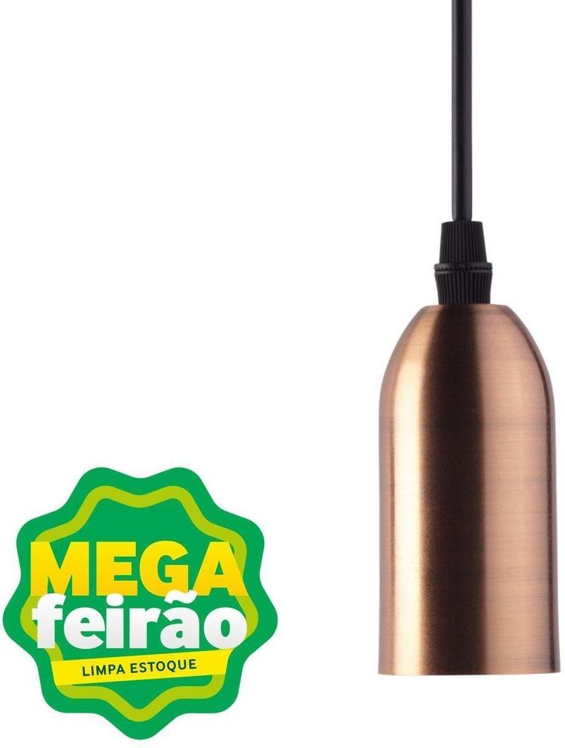 Pendente-1-Lampada-Taschibra-Dot-Metal-Vintage-Cobre